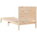 vidaXL Extra dlhá posteľ bez matraca 100x220 cm masívne drevo