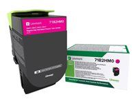 Vysoká výtěžnost - purpurová - originální - kazeta s barvivem LCCP, LRP - pro Lexmark CS417dn, CS517de, CX417de