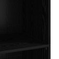 vidaXL Highboard Čierny dub 70 x 41 x 124 cm Kompozitné drevo
