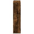 vidaXL Kryt na radiátor dymový dub 205x21,5x83,5 cm kompozitné drevo