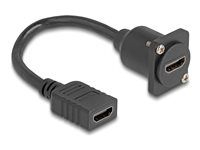 D-Type HDMI kábel samec na samicu čierny