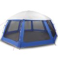 VidaXL Stan pri bazéne s odnímateľnými stenami zo sieťoviny 612x612 cm