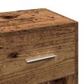 vidaXL Komoda staré drevo 91x28x75 cm kompozitné drevo