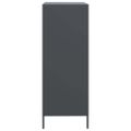 vidaXL Vysoká skrinka antracit 68x39x103,5 cm oceľ
