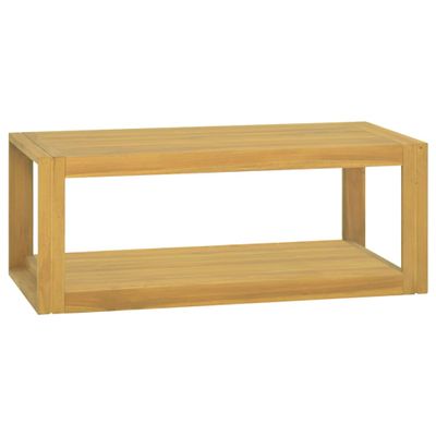 vidaXL Nástenná kúpeľňová skrinka 90x45x35 cm masívne teakové drevo
