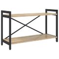 vidaXL Regál na knihy 80 x 30 x 50 cm Kompozitné drevo Sonoma dub