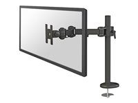 Montážna sada - plný pohyb - pre Displej LCD - čierna - veľkosť obrazovky: 10"-30" - priechodka, upevniteľné na stôl