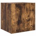 vidaXL TV nástenné skrinky s LED svetlami 2 ks dymový dub 40,5x35x40cm