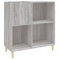 vidaXL Skrinka na platne sivá sonoma 84,5x38x89 cm kompozitné drevo
