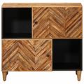 vidaXL Úložné skrine Hnedá 80 x 33,5 x 75 cm Masívne mango drevo