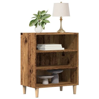 vidaXL Komoda staré drevo 57x35x75 cm kompozitné drevo