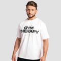 Tričko Gym Therapy White - GymBeam, veľkosť XXL