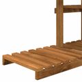vidaXL Stojan na rastliny Prírodná 93 x 25 x 114,5 cm