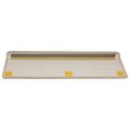vidaXL Schodové rohože 15 ks 65x21x4 cm taupe s obdĺžnikovým okrajom