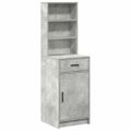 vidaXL Highboard Betónová šedá 41 x 40 x 135 cm Kompozitné drevo
