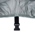 Šedá pokrývka pre čln, dĺžka 427-488 cm, šírka 229 cm