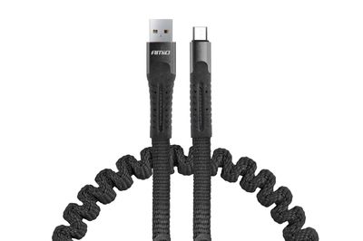 Kábel micro USB pružinový 120CM U-12 AMiO-02529