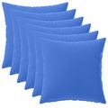 vidaXL Poťah na podložku 6 pcs HEERLEN Královská modrá 35 x 35 cm