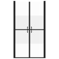 vidaXL Sprchové dvere polo-mliečne ESG (78-81)x190 cm