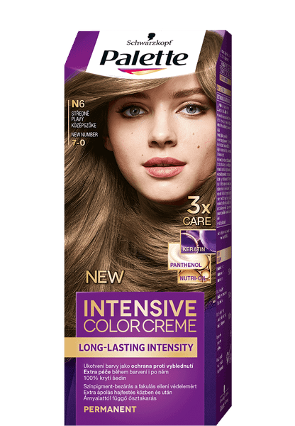 Palette Intensive Color Creme 7-0 (N6) Stredne plavý 50 ml