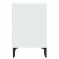 vidaXL TV skrinka biela 100x35x55 cm spracované drevo