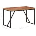 vidaXL Jedálenský stôl 120x60x76 cm akáciový a mangovníkový masív
