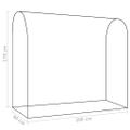 vidaXL Skleník s dverami na zips 200x80x170 cm