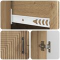 vidaXL Servírovacia skriňa Dub artisan 89 x 34,5 x 60 cm