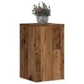 vidaXL Stojany na rastliny 2 ks staré drevo 30x30x50 cm kompoz. drevo