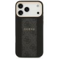 Obal Guess pre iPhone 17 Pro Max HC MAGSAFE PU S 4G PU PRÚŽOK čierny