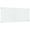 vidaXL Kuchynský obklad Priehľadná 120 x 50 cm tvrdené sklo