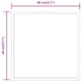 vidaXL LED kúpeľňové zrkadlo 40x40 cm