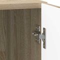 vidaXL Nočný stolík 2 ks Dub sonoma 43 x 34,5 x 50 cm Kompozitné drevo