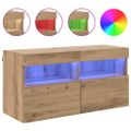 vidaXL TV nástenná skriňa 80 x 30 x 40 cm Remeselný dub