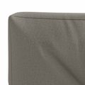 vidaXL Vankúš na paletu VIANEN 100% polyester Sivá 120 x 60 x 12 cm