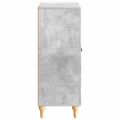 vidaXL Servírovacia skriňa Betónovo sivá 66 x 34,5 x 90 cm