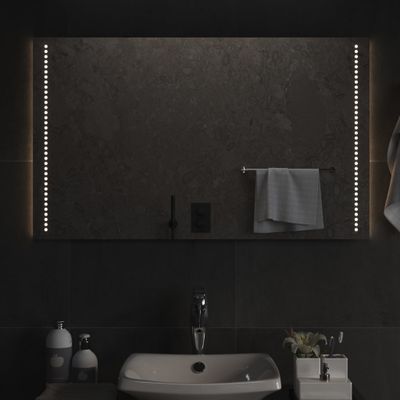vidaXL LED kúpeľňové zrkadlo 60x100 cm