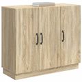 vidaXL Servírovacia skriňa Dub sonoma 89 x 34,5 x 77 cm