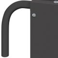 vidaXL Visací feeder na seno Čierna 61 x 33 x 66 cm