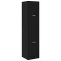 vidaXL Lekárenský kabinet Čierny dub 40 x 41 x 174.5 cm