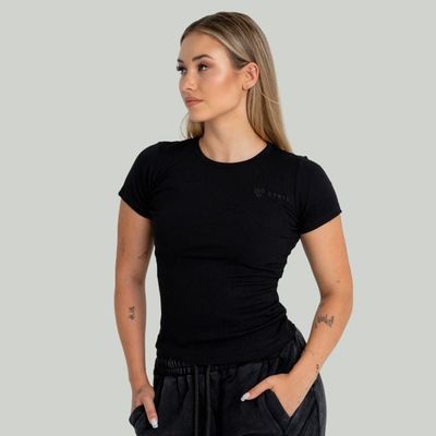 Dámske tričko Ribbed Black - STRIX, veľkosť XS