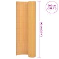vidaXL Obojstranný záhradný plot, PVC 90x300 cm, žltý