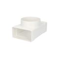 Redukcia T na potrubie VENTS 531 - prúd.  100/2x55x110mm PVC