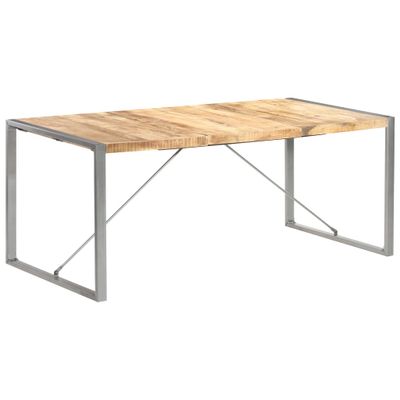 vidaXL Jedálenský stôl 180x90x75 cm masívne surové mangovníkové drevo