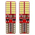 LED CANBUS 24SMD 4014 T10e (W5W) Biela 12V / 24V