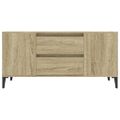 vidaXL TV skrinka dub sonoma 102x44,5x50 cm spracované drevo