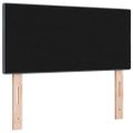 vidaXL LED hlavová doska s LED pásikmi Biely 80 cm Zamat