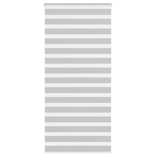 vidaXL Zebra roleta svetlosivá 100x230 cm šírka látky 95,9cm polyester