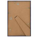 vidaXL Fotorámiky na stenu alebo stôl 3 ks modré 28x35 cm MDF