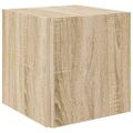 vidaXL Príručný stolík dub sonoma 33x33x34,5 cm kompozitné drevo
